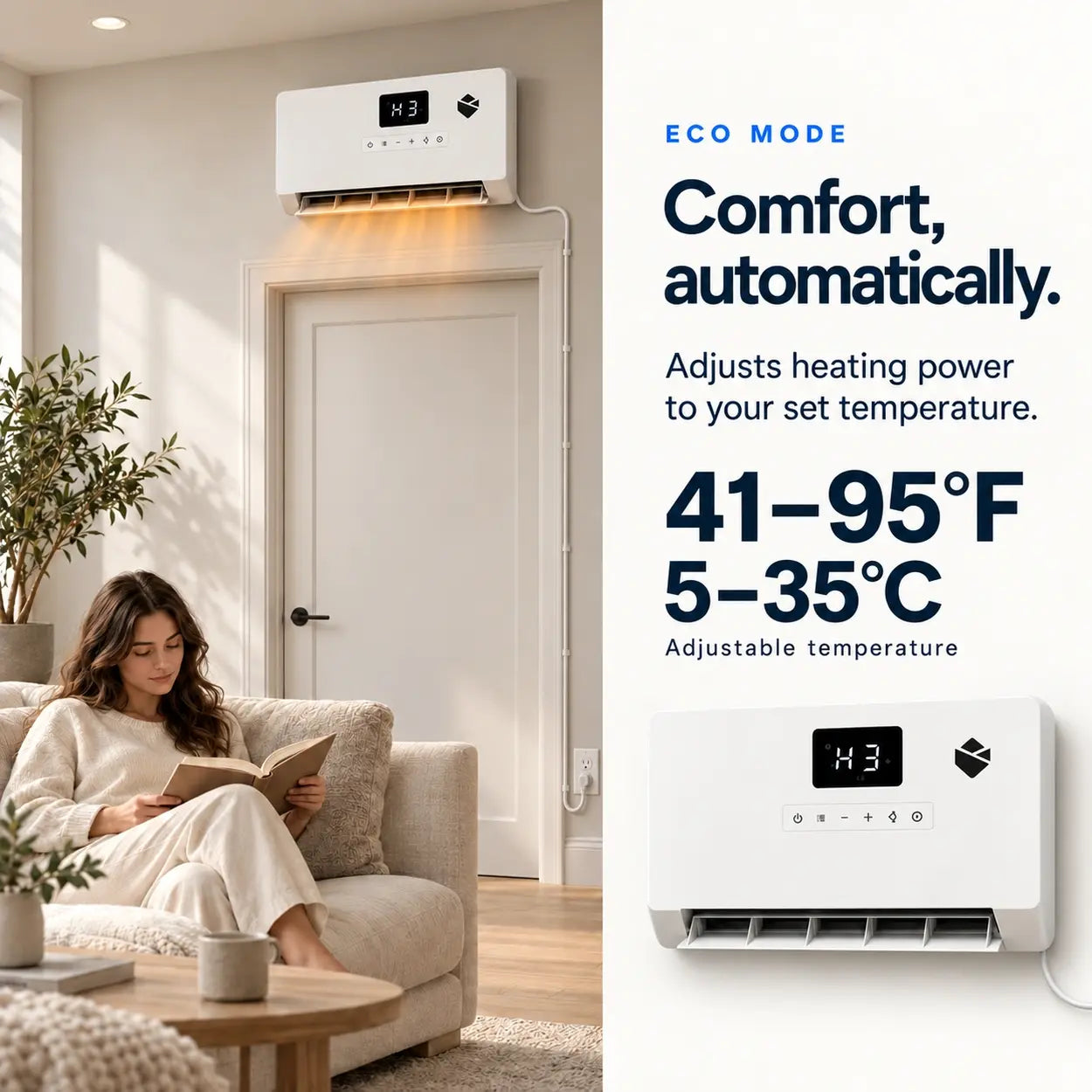 The Rosemore™ Smart Wall Heater
